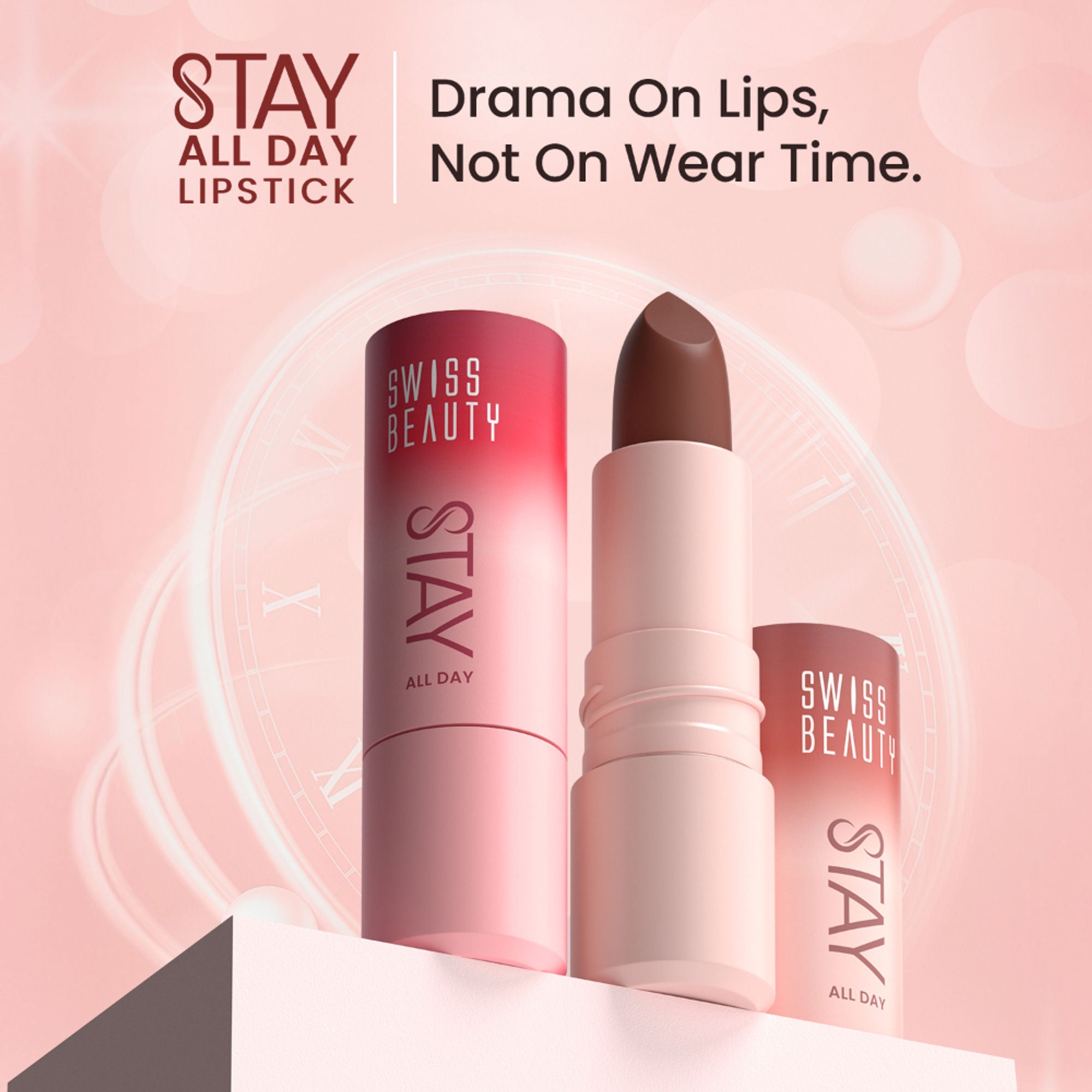 Swiss Beauty Stay All Day Lipstick - 11 Choosy