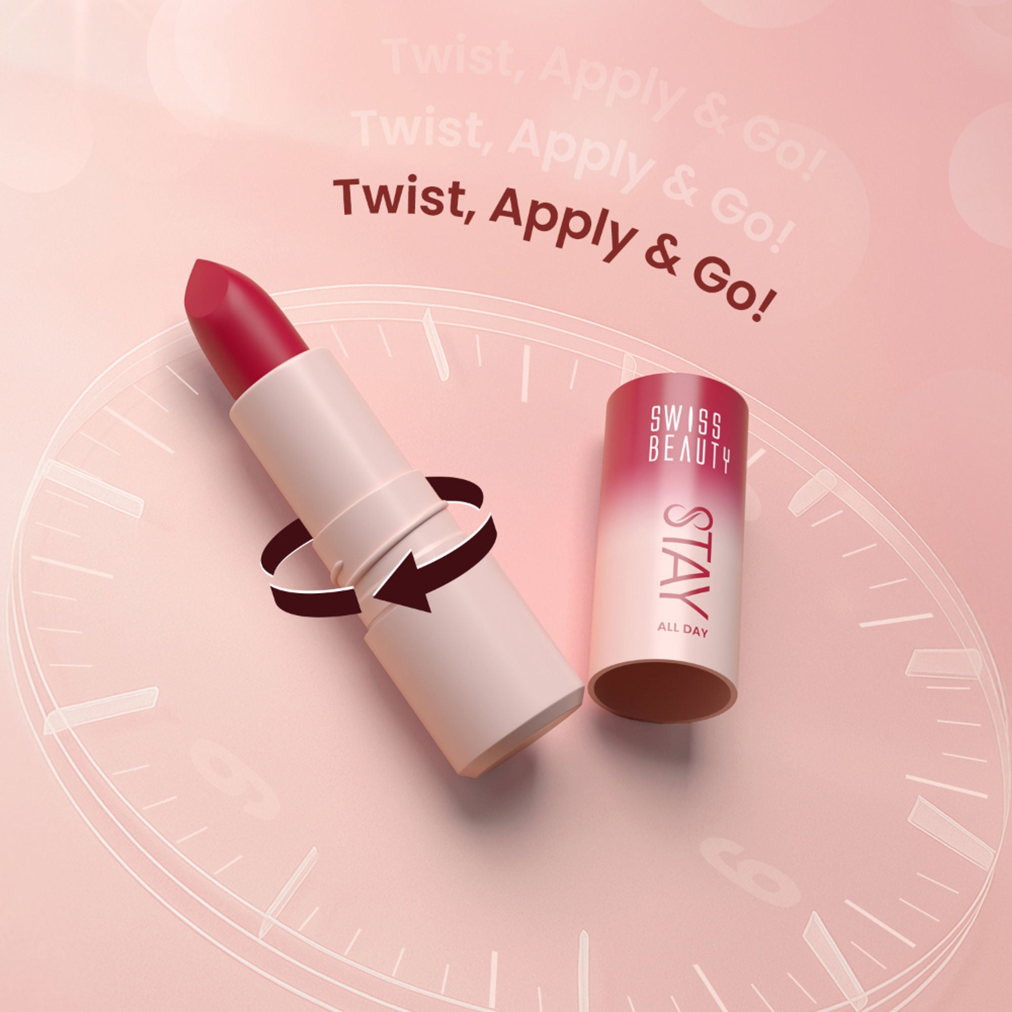 Swiss Beauty Stay All Day Lipstick - 11 Choosy