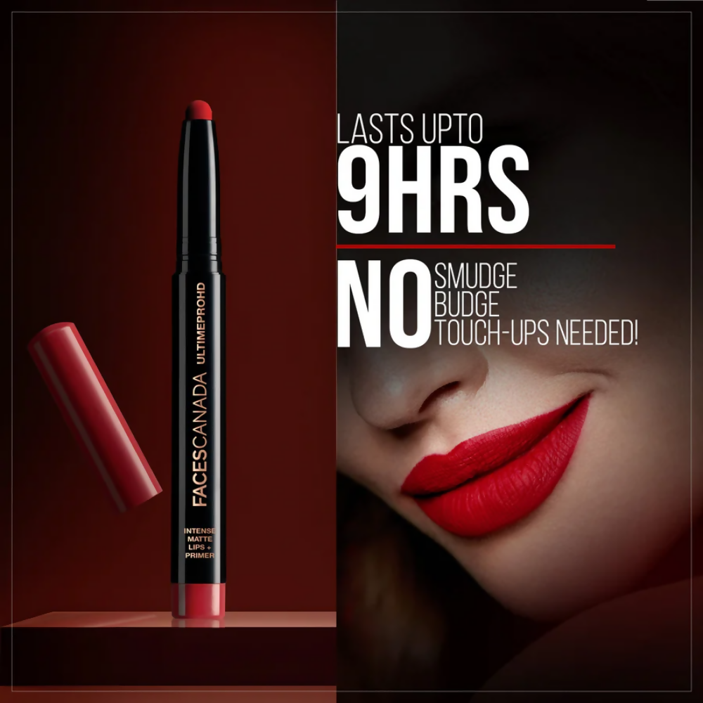 Faces Canada Ultime Pro HD Intense Matte Lips + Primer - Natural Coco 12