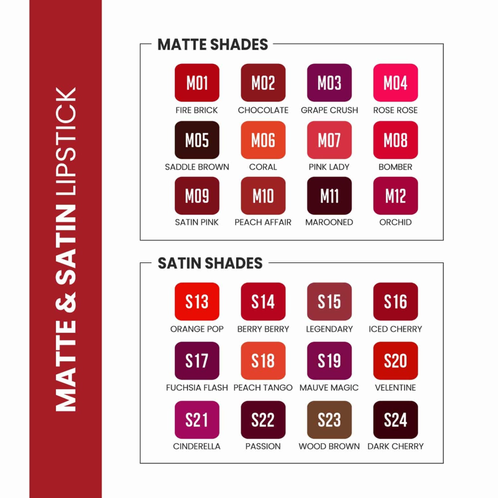 VERYMISS Matte & Satin Lipstick - M12 Orchid