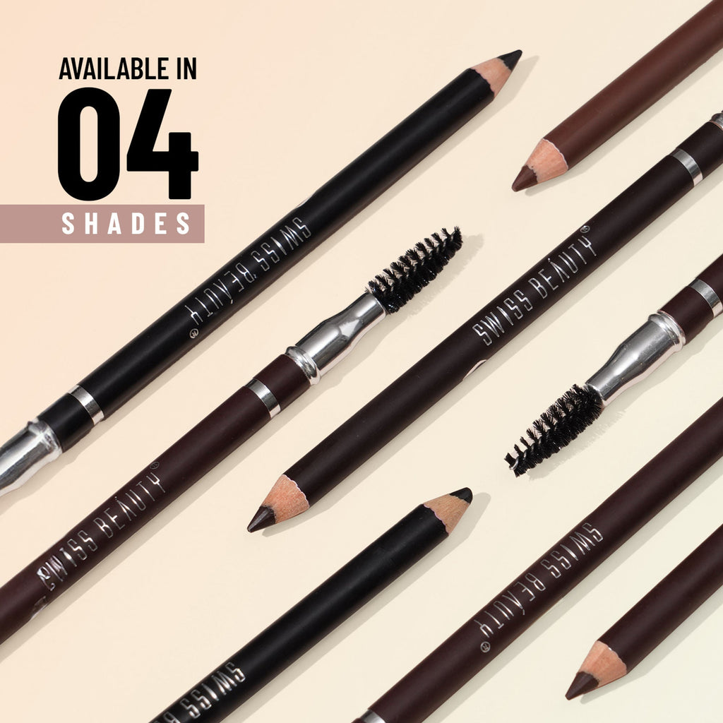 Swiss Beauty Brow Definer Pencil - 02 Coco Brown