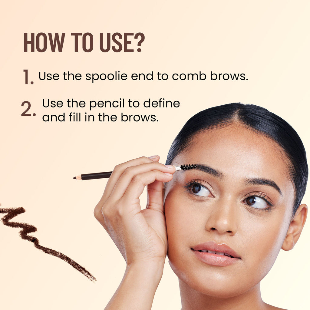 Swiss Beauty Brow Definer Pencil - 03 Deep Brown