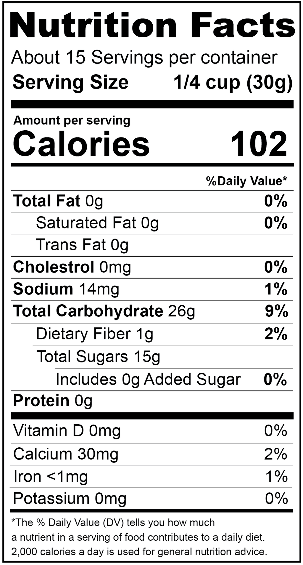 Mango Chunks, Low Sugar, Imported
