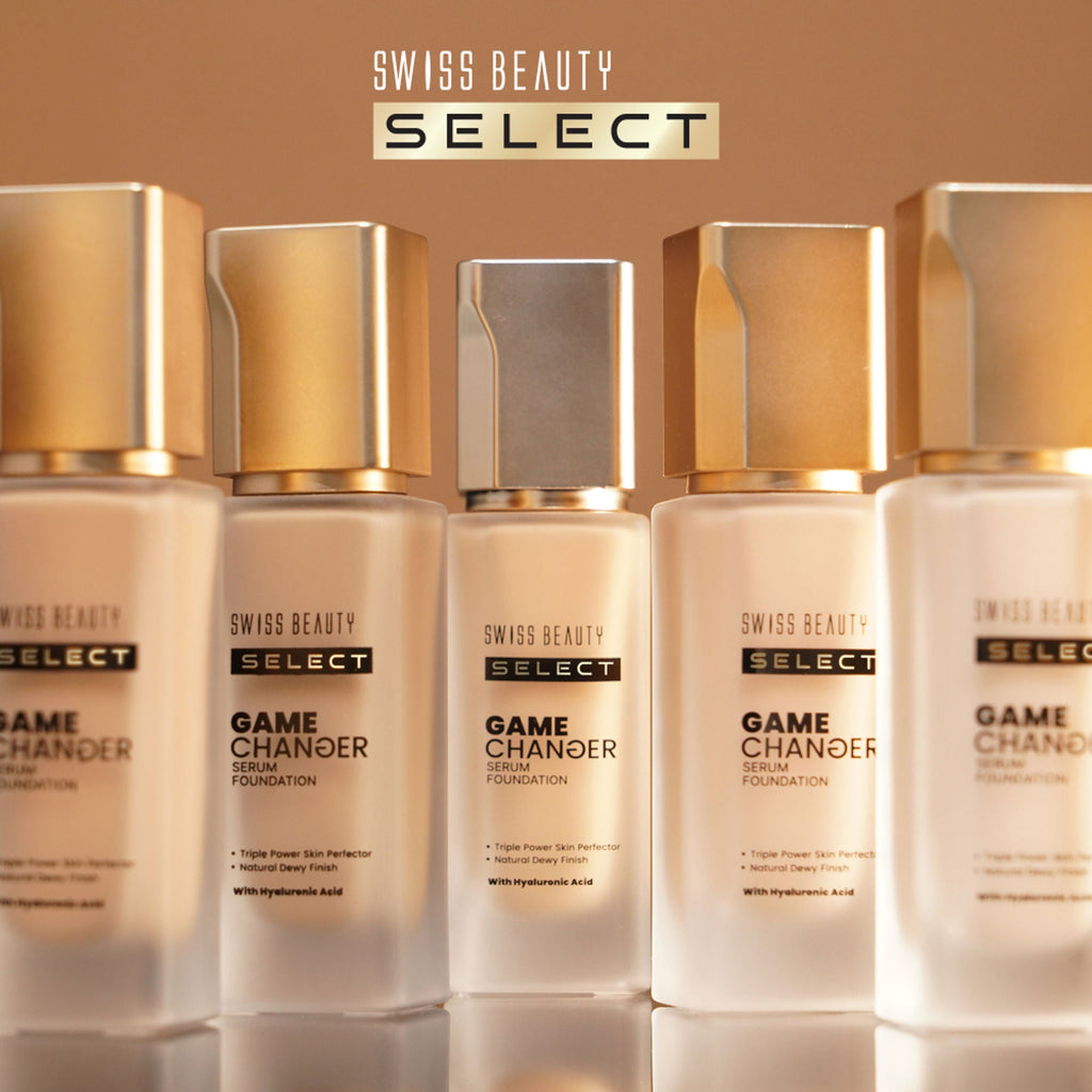 Swiss Beauty Select Game Changer Serum Foundation With Natural and Dewy Finish - 5. Neutral Biscuit