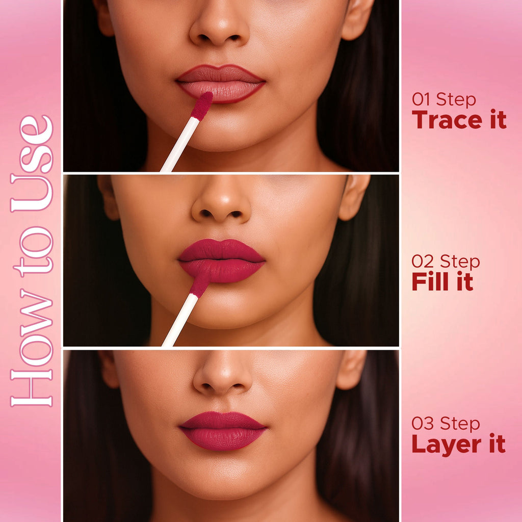 Hilary Rhoda Matte Love Non Transfer Liquid Lipstick - Cushion Pink 02