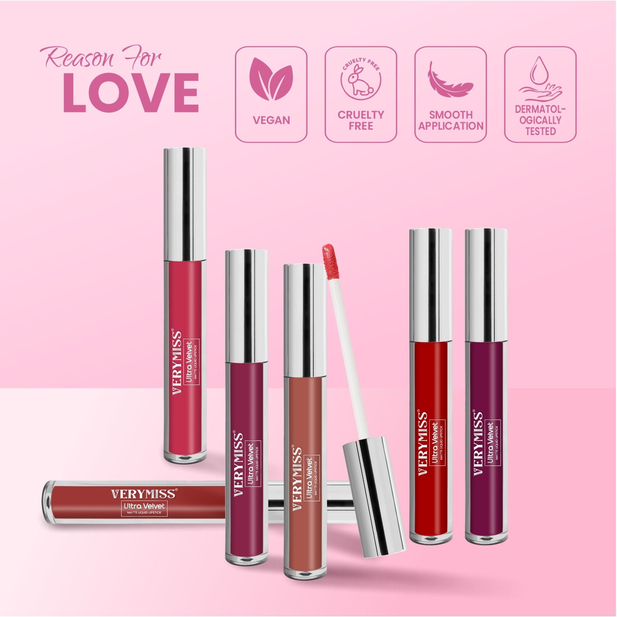 VERYMISS Ultra Velvet Matte Liquid Lipstick - 212 Fire Brick