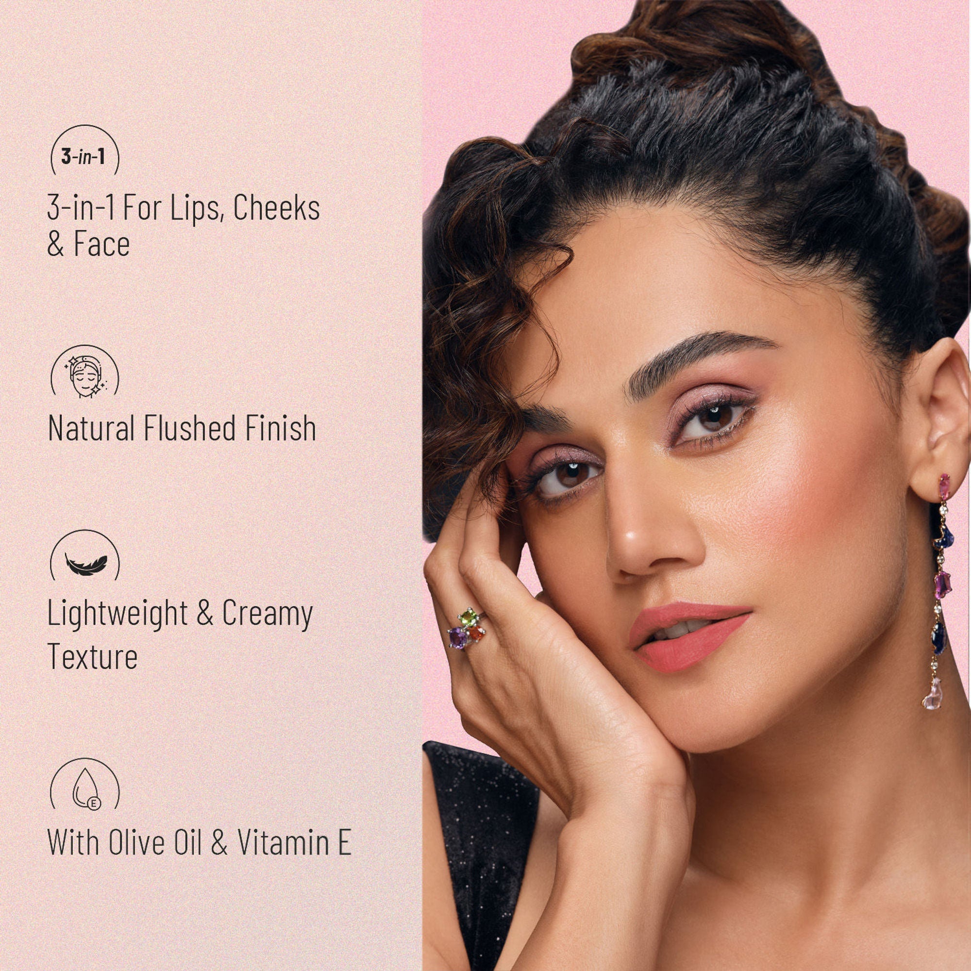 Swiss Beauty Lip & Cheek Cream - Berrylicious