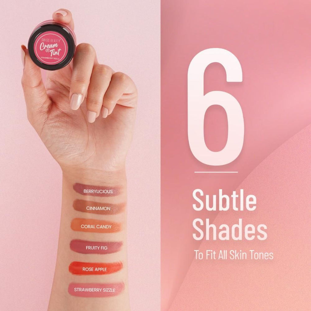 Swiss Beauty Lip & Cheek Cream - Coral Candy