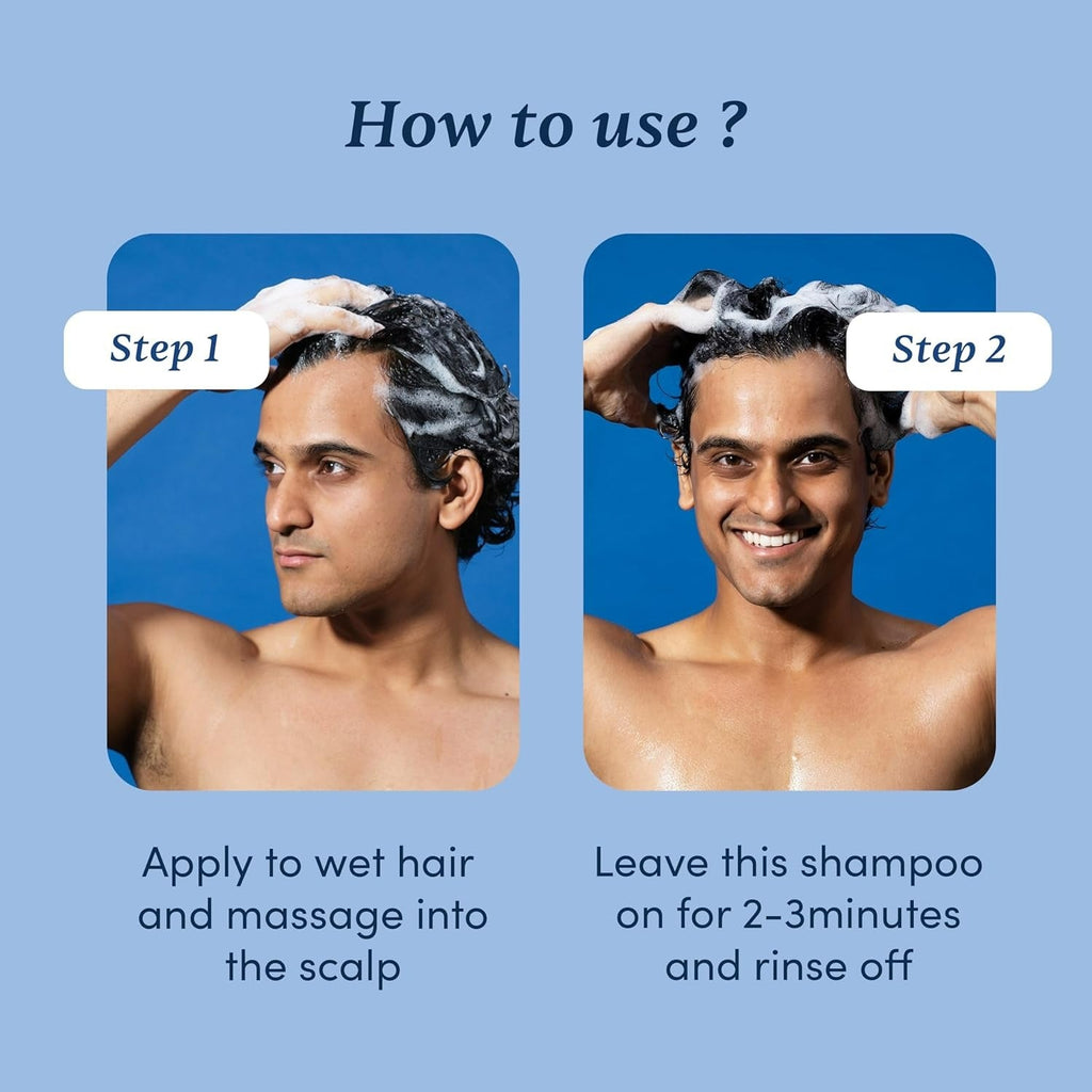 Man Matters Anti Hair Fall DHT Blocking Shampoo With Argan Oil, Biotin, Caffeine