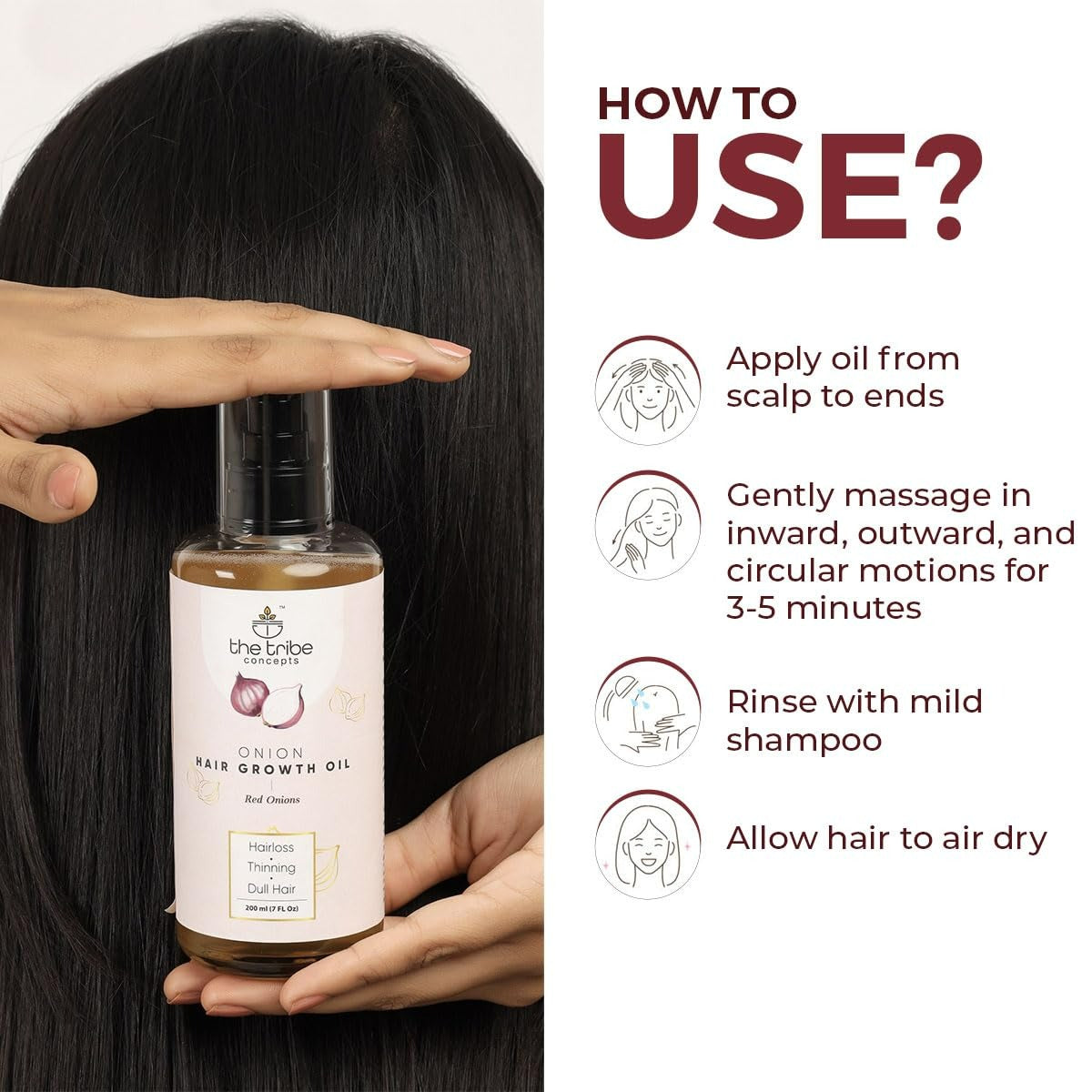 The Tribe Concepts Onion Hair Growth Oil