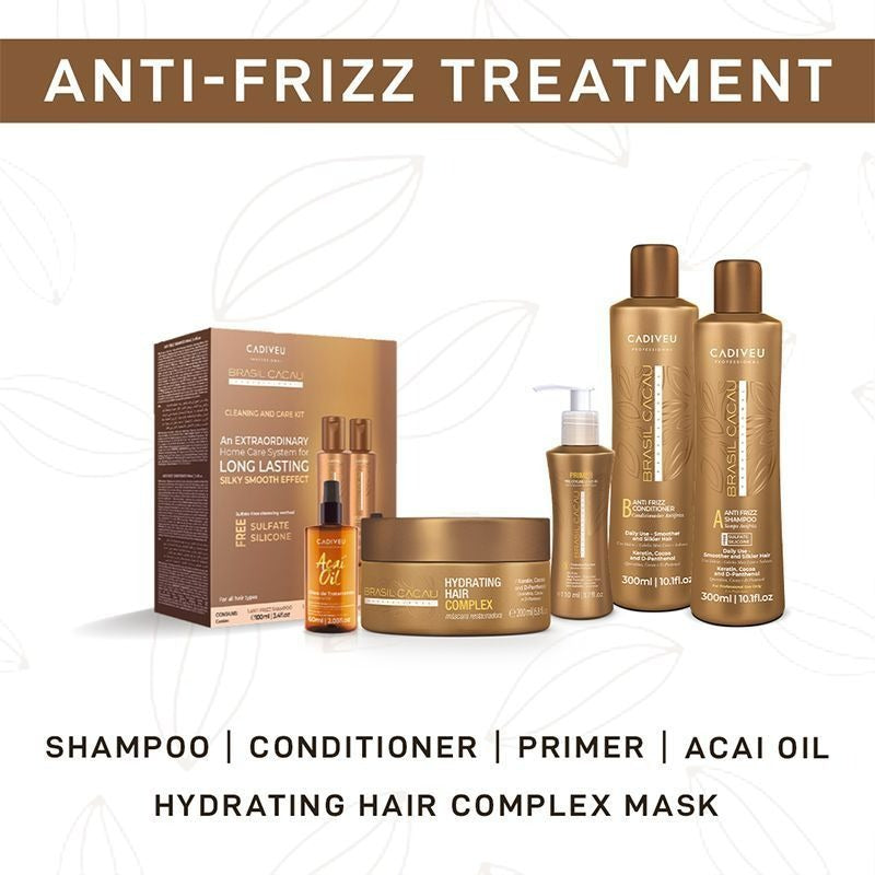 Cadiveu Brasil Cacau Anti Frizz Shampoo-Sulfate Free
