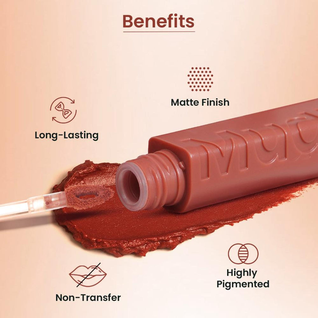 Swiss Beauty MudPie Lipstick With Velvet Matte Finish - 4 Grace Mode