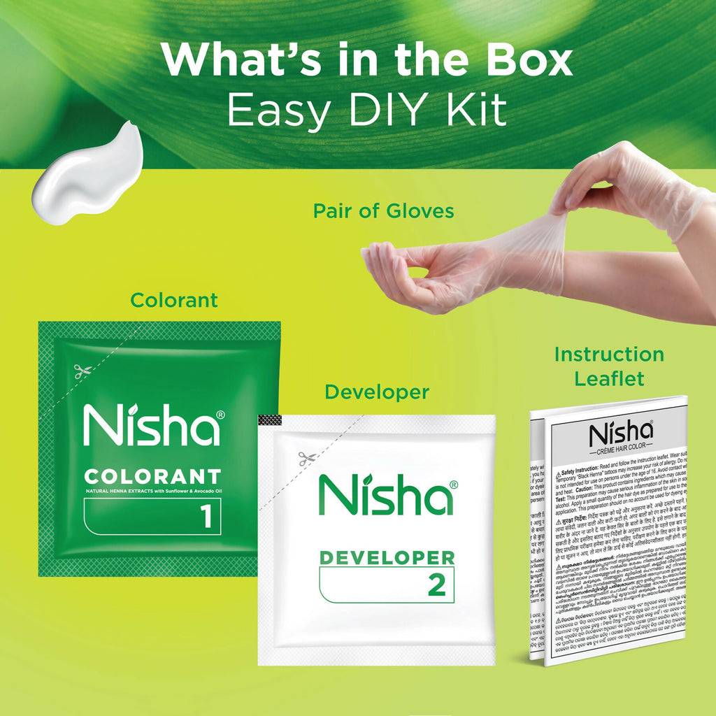 Nisha Creme Hair Color for Women - Natural Brown