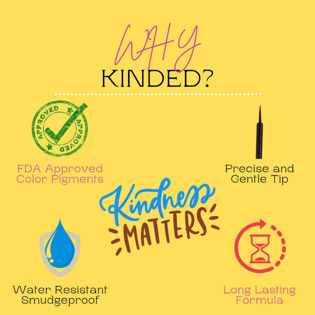 KINDED Liquid Eye Liner - Teal Green