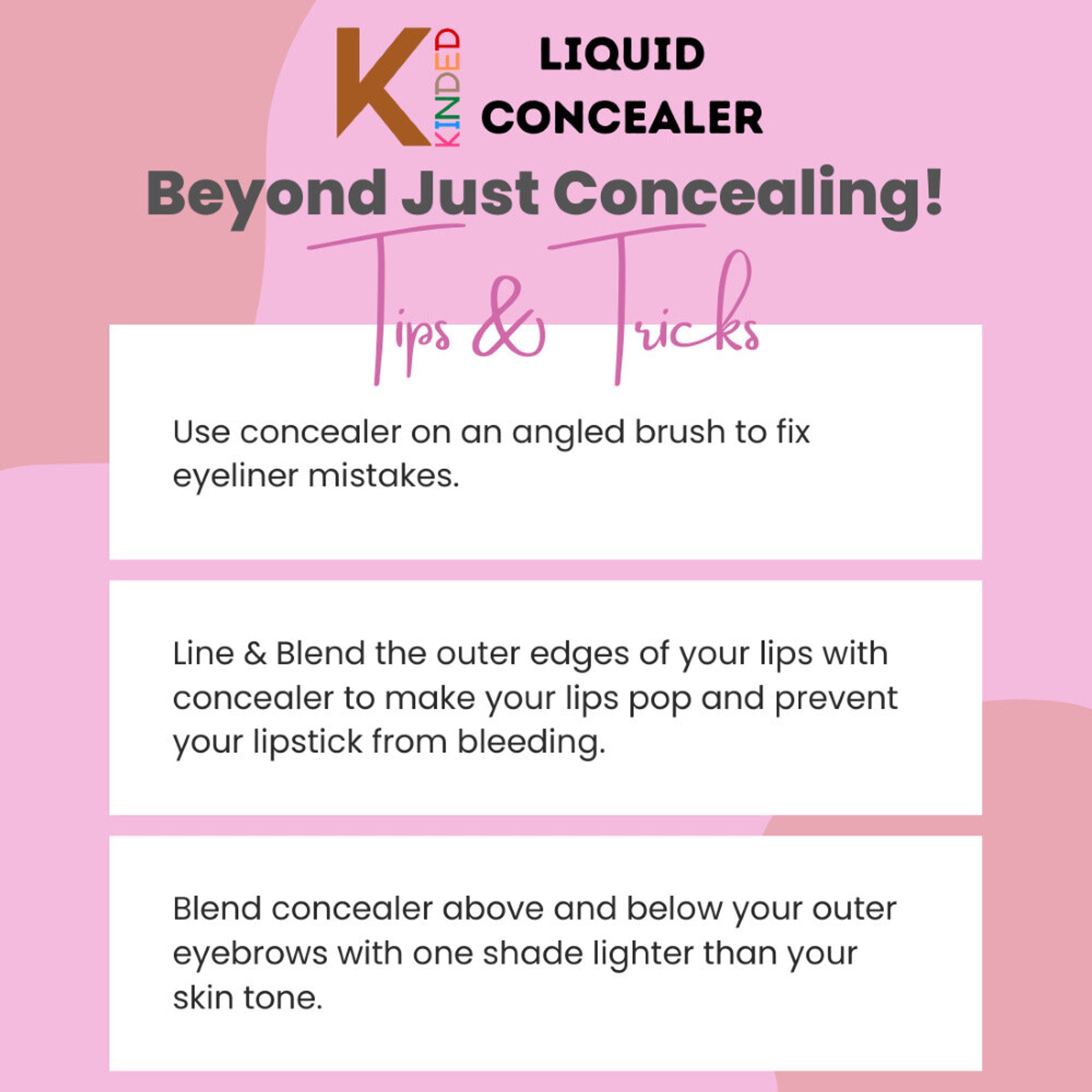 KINDED Liquid Concealer - Peachy Orange