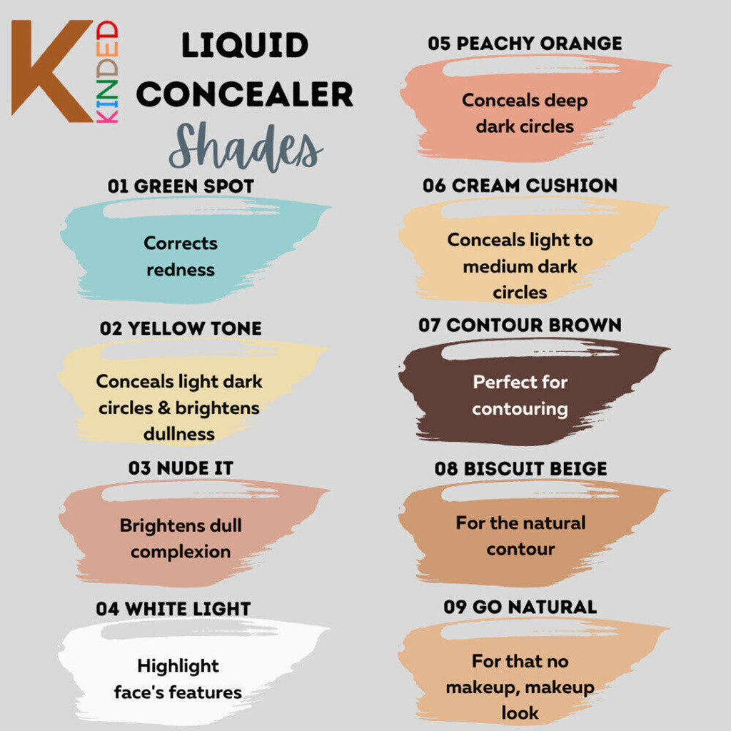 KINDED Liquid Concealer - Contour Brown
