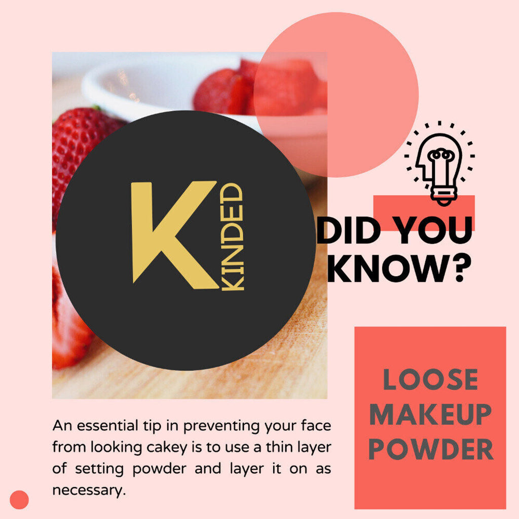 KINDED Highlighter Loose Powder - Shimmer Translucent White