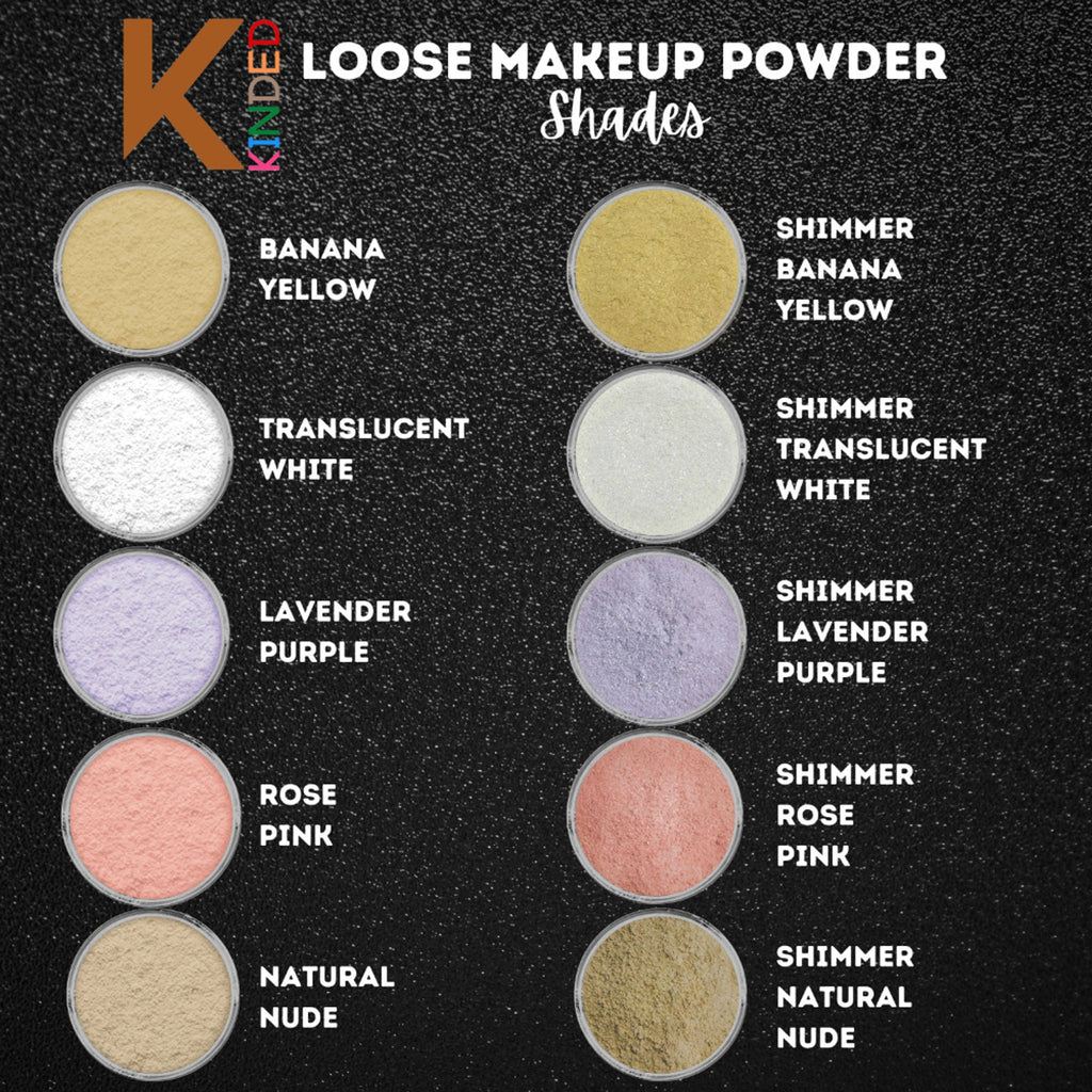 KINDED Highlighter Loose Powder - Shimmer Lavender Purple