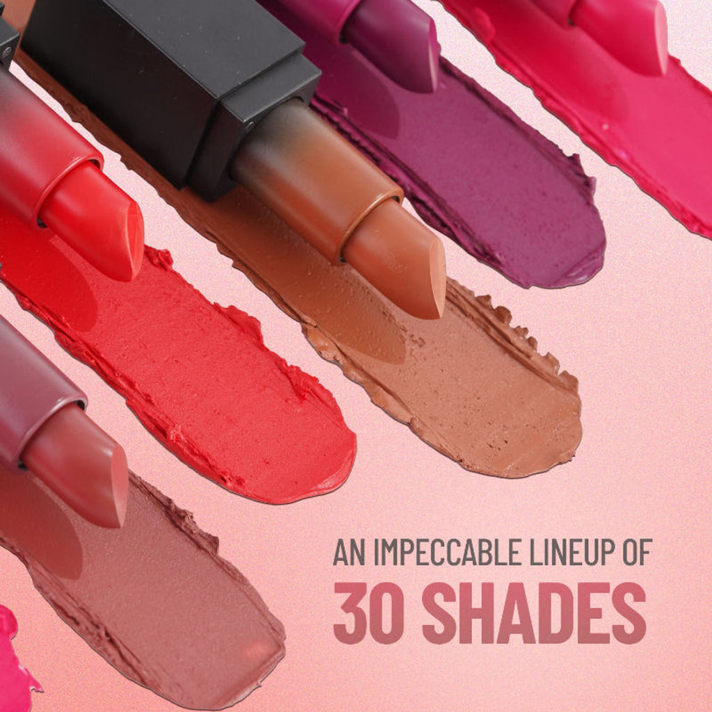 Swiss Beauty HD Matte Lipstick , High Coverage , Lightweight - 12 Attitude