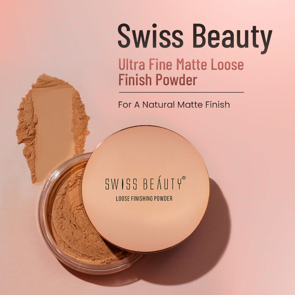 Swiss Beauty Ultra Fine Matte Loose Finish Powder - 06 Transparent