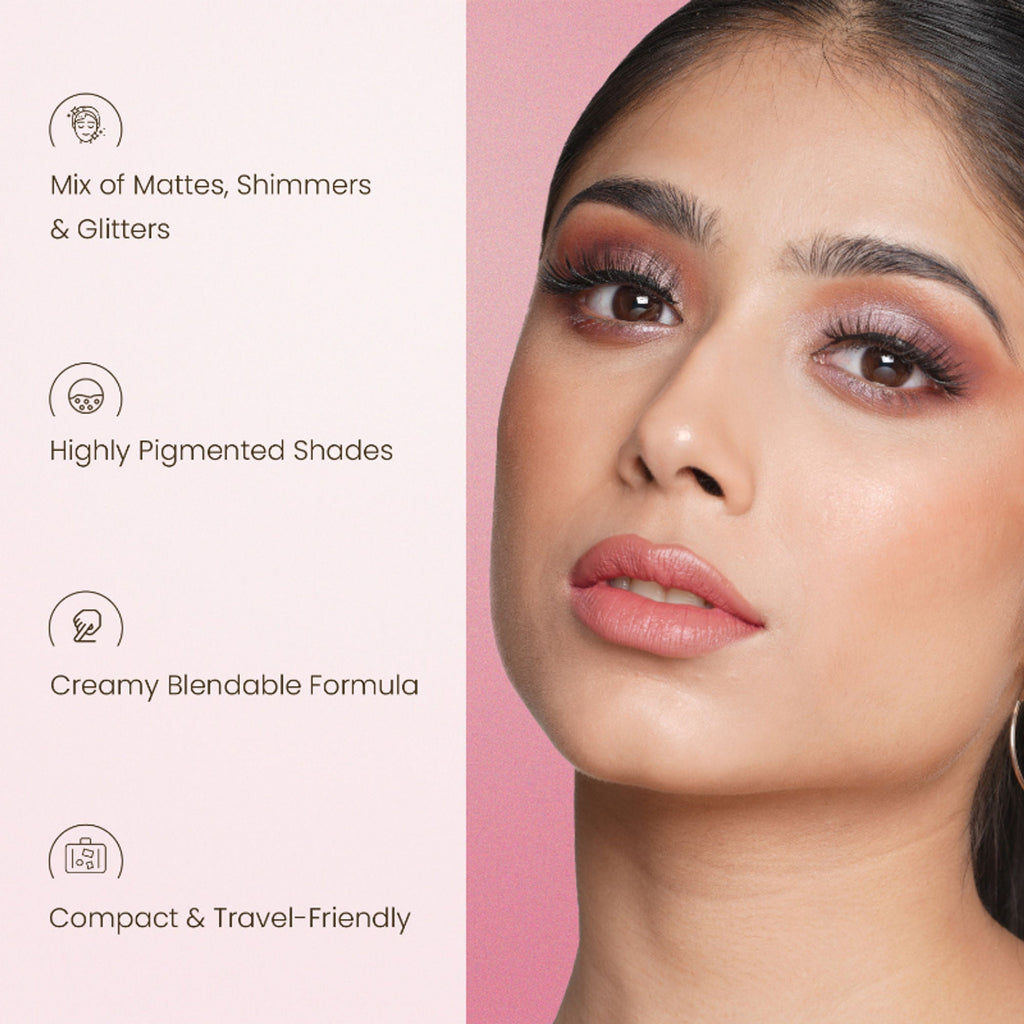 Swiss Beauty Lustre Eyeshadow Palette - 4 Shimmer N Shine