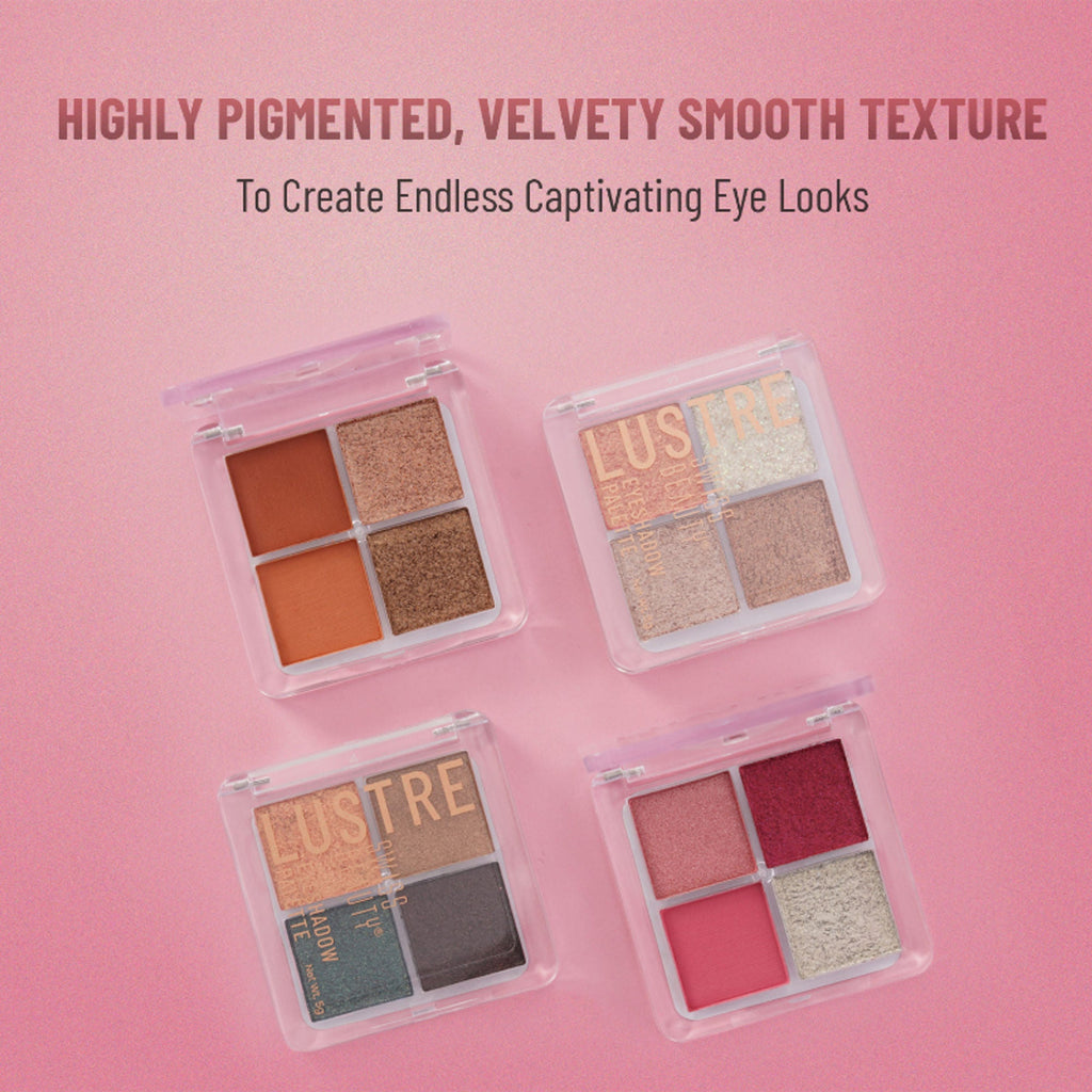 Swiss Beauty Lustre Eyeshadow Palette - 4 Shimmer N Shine