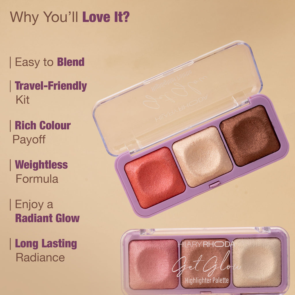 Hilary Rhoda Get Glow Highlighter Palette - 03