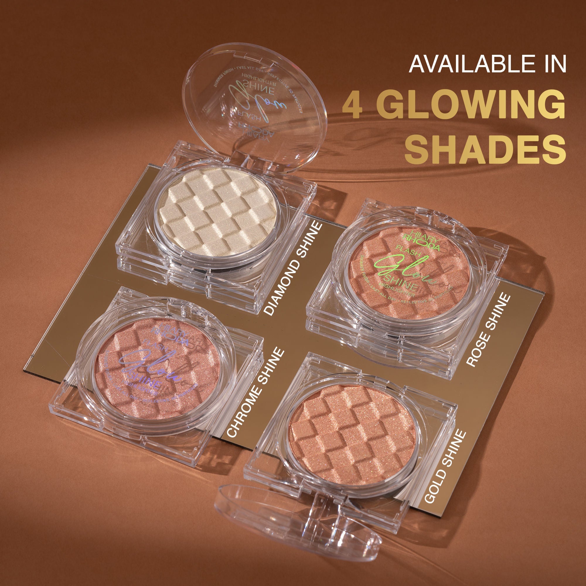 Hilary Rhoda Flash Glow Shine Reflective Highlighter - Gold Shine 04