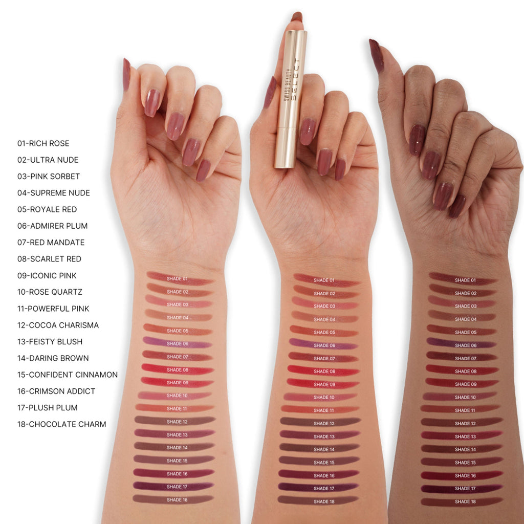 Swiss Beauty Select High On Shine Lipstick - Crimson Addict