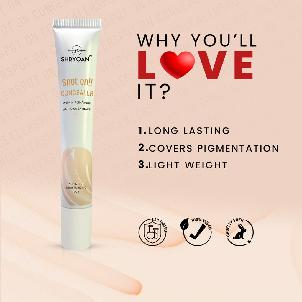 Shryoan Full Coverage and Lightweight Formula Spot on Concealer - 3