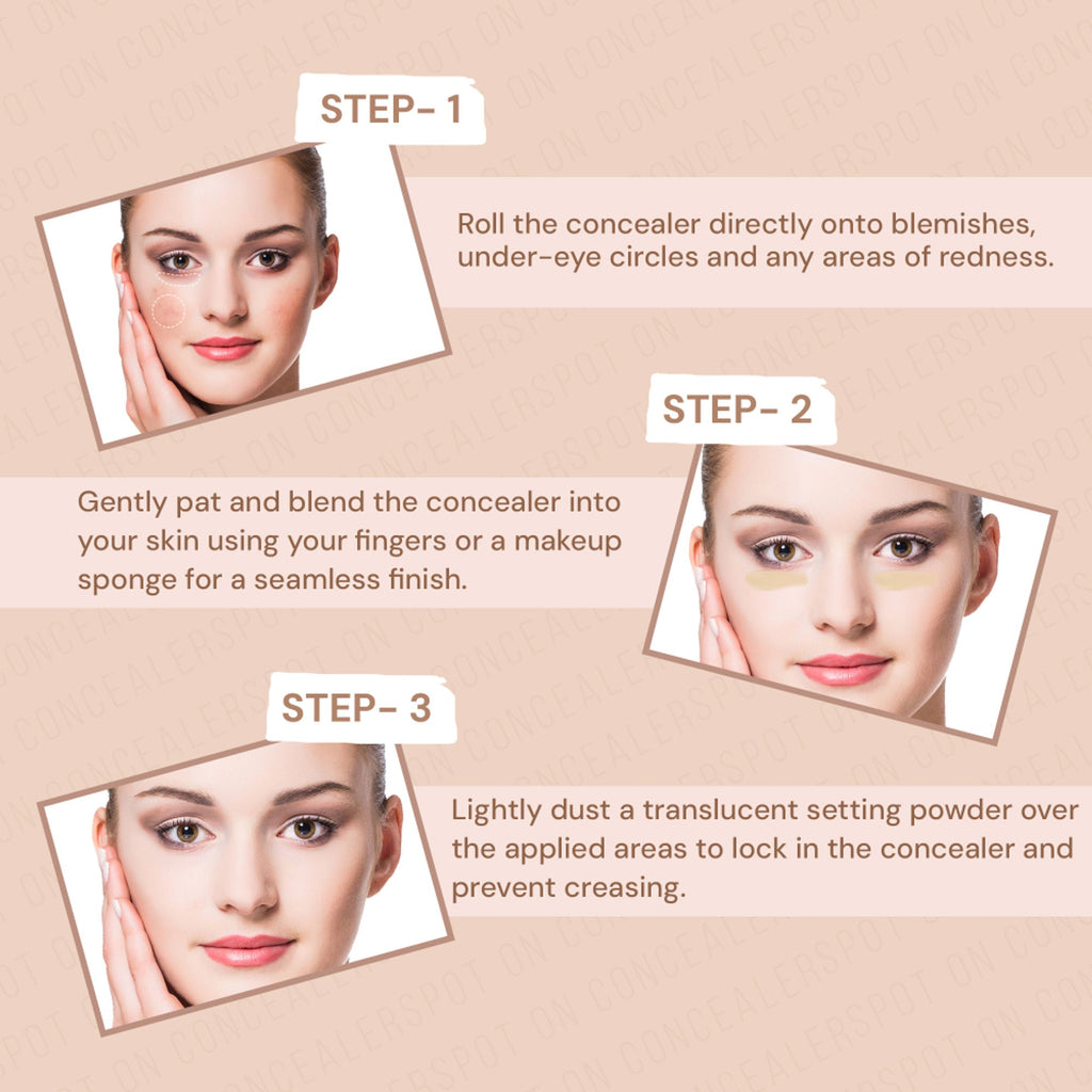 Shryoan Full Coverage and Lightweight Formula Spot on Concealer - 3
