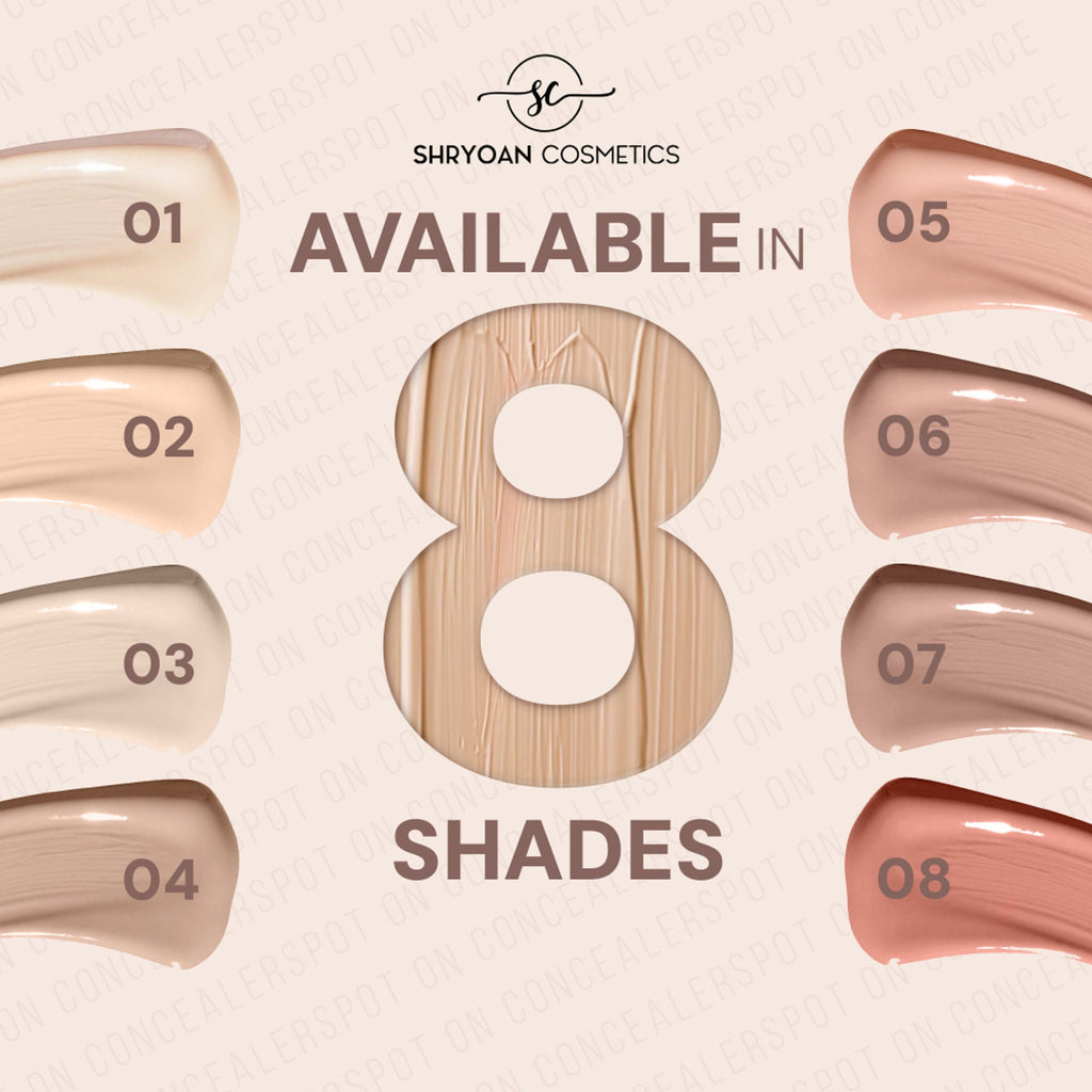Shryoan Full Coverage and Lightweight Formula Spot on Concealer - 3