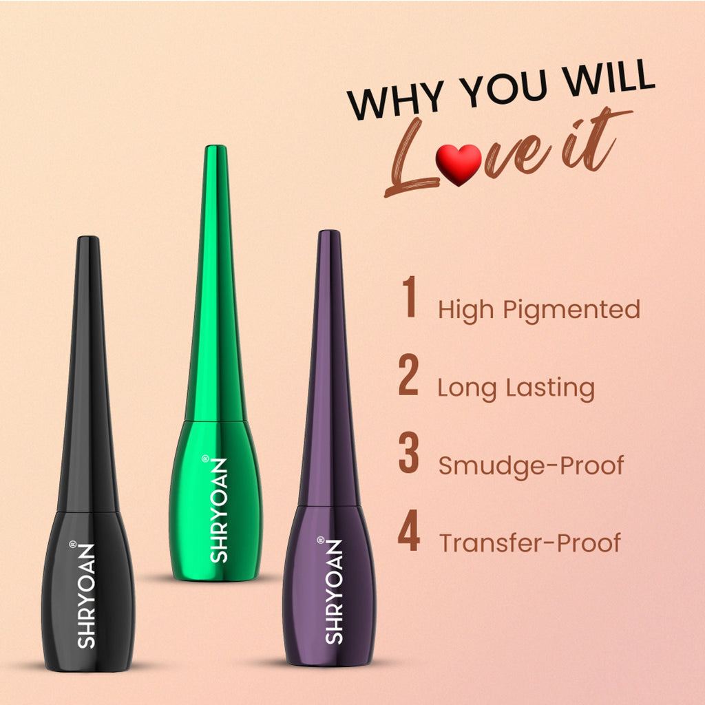 Shryoan Super Flow Eyeliner - Green