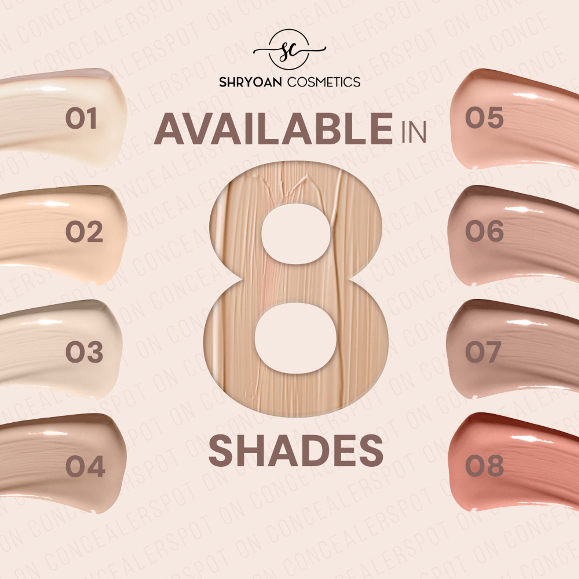 Shryoan Full Coverage and Lightweight Formula Spot on Concealer - 7