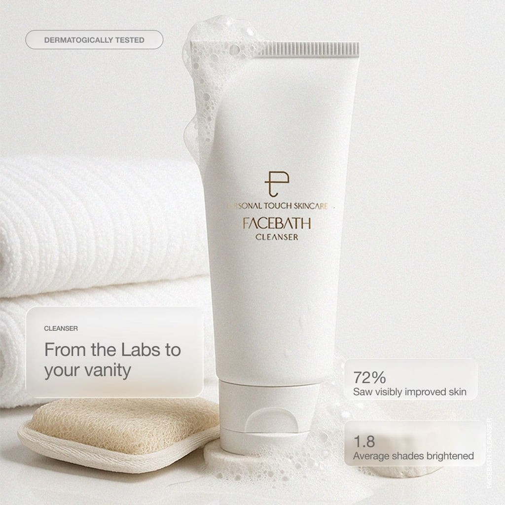 Personal Touch Skincare Facebath Deep Cleansing Milk Peptides Facewash With Niacinamide & Salicylic Acid