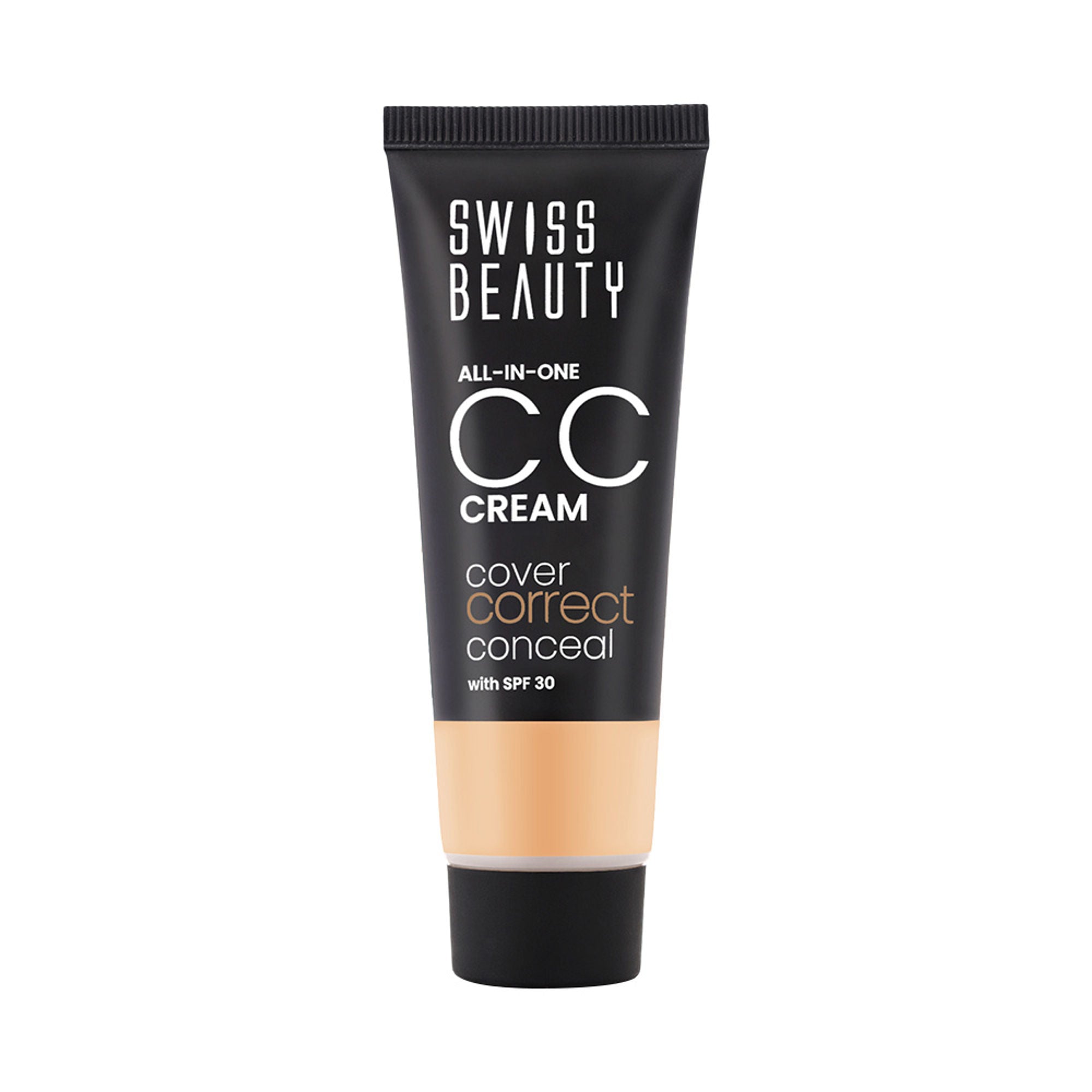 Swiss Beauty All-In-One CC Cream Cover Correct & Conceal - 04 Light Beige