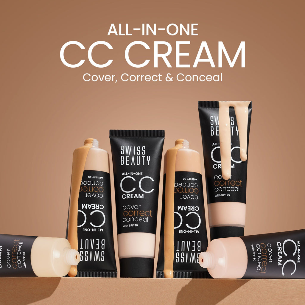 Swiss Beauty All-In-One CC Cream Cover Correct & Conceal - 05 Sand Beige
