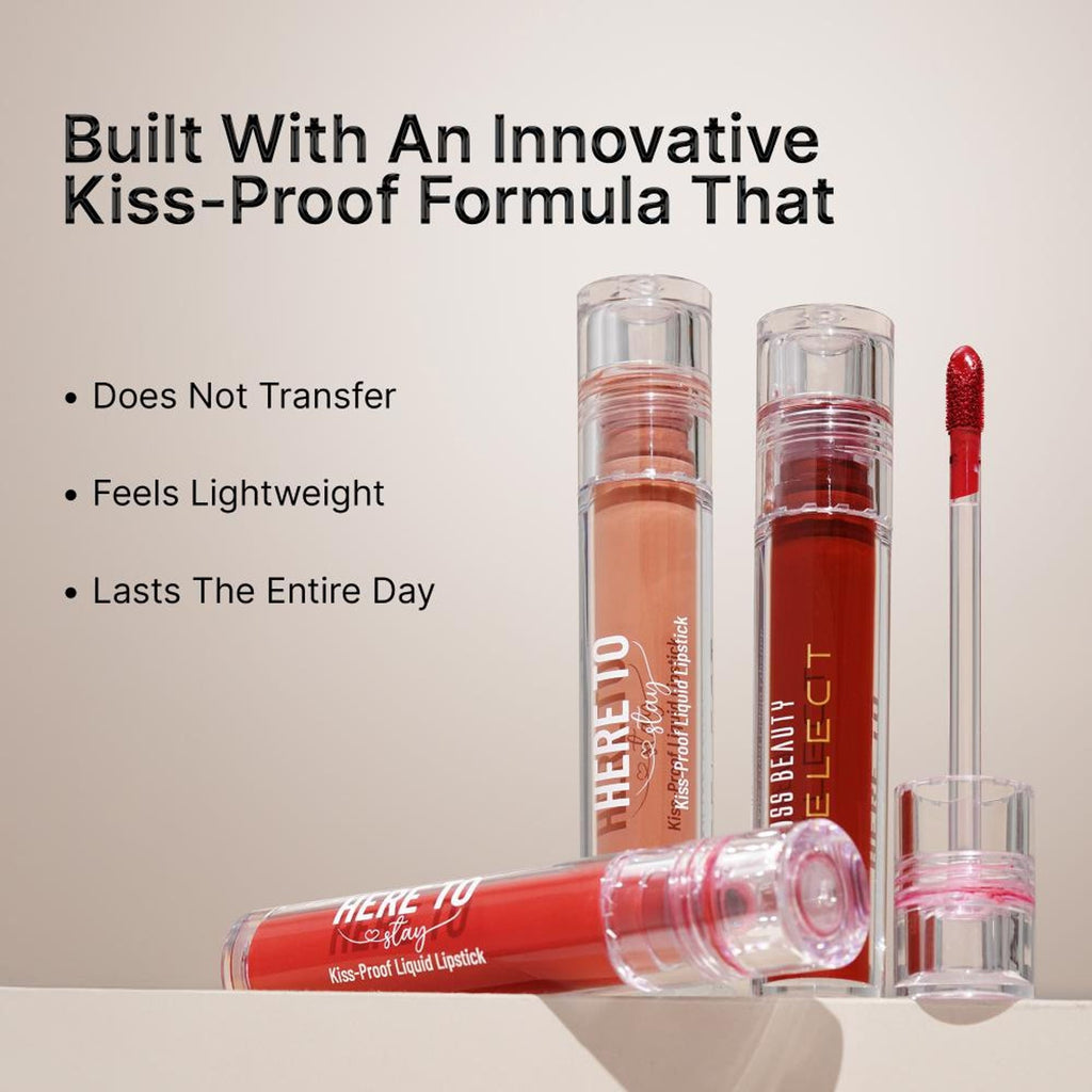 Swiss Beauty Select Here To Stay Kiss Proof Liquid Matte Lipstick With Vitamin E - 16 Rust Lust