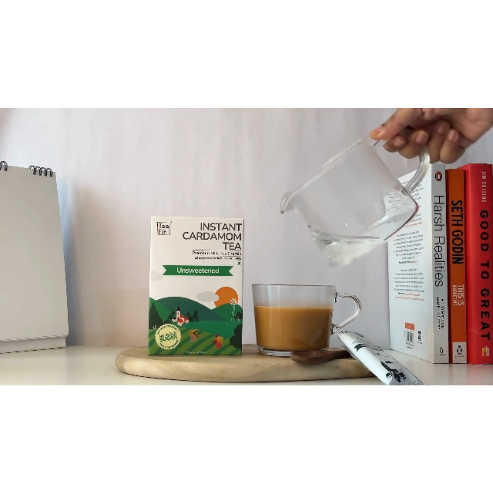 TeaFit Premium NO SUGAR Instant Cardamom Tea Premix