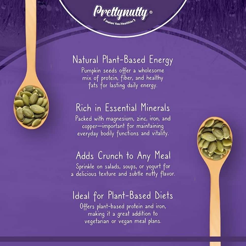 Pretty Nutty Raw Pumpkin Seeds