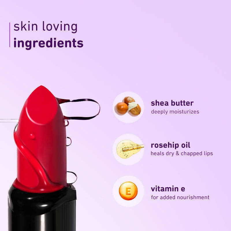 Plum Butter Crème Matte Lipstick Cinnamon Swirl - 125 (Brown Nude)