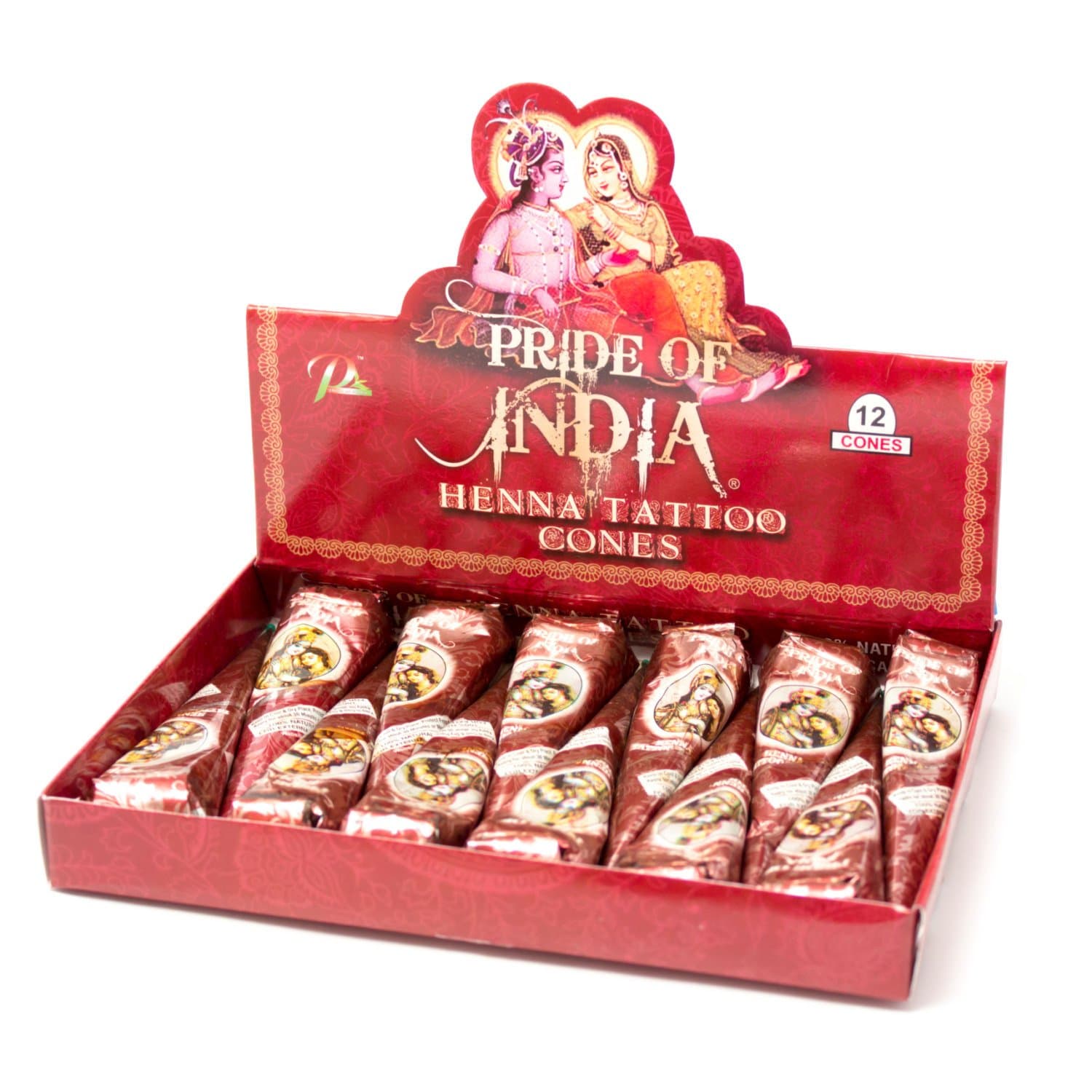 Herbal Henna Tattoo Mehendi Paste - BUY 1 GET 1 FREE  - 1.25oz Tube (100% Natural)