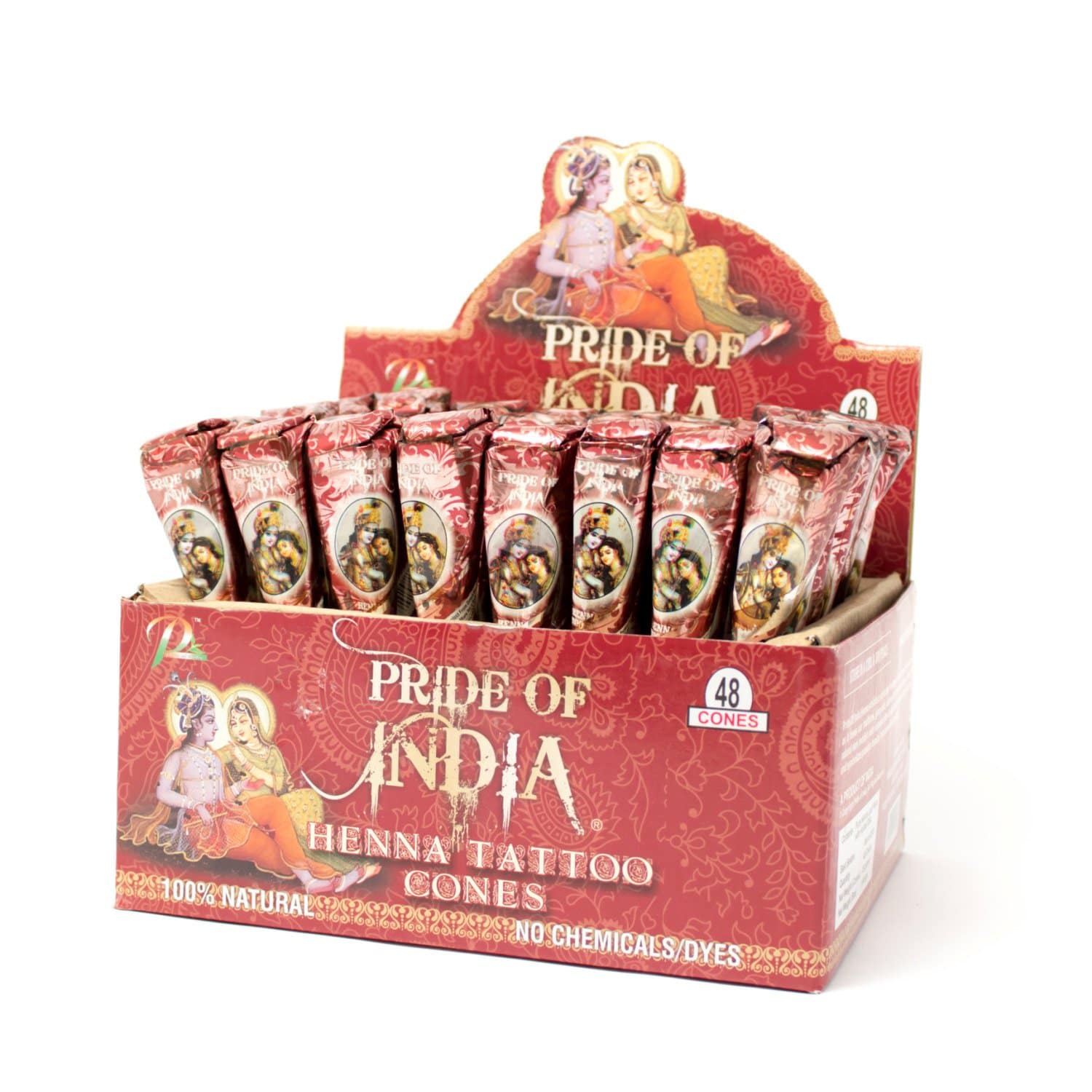Herbal Henna Tattoo Mehendi Paste - BUY 1 GET 1 FREE  - 1.25oz Tube (100% Natural)