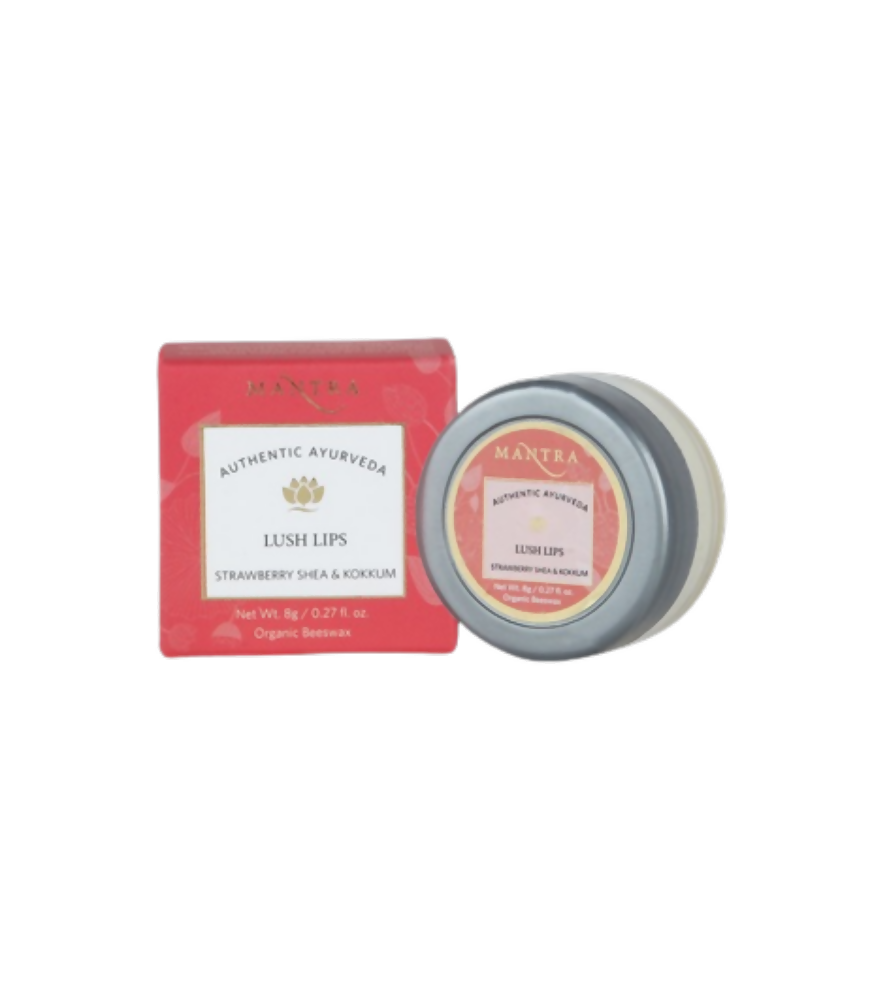 Mantra Herbal Lush Lips Strawberry, Shea & Kokkum