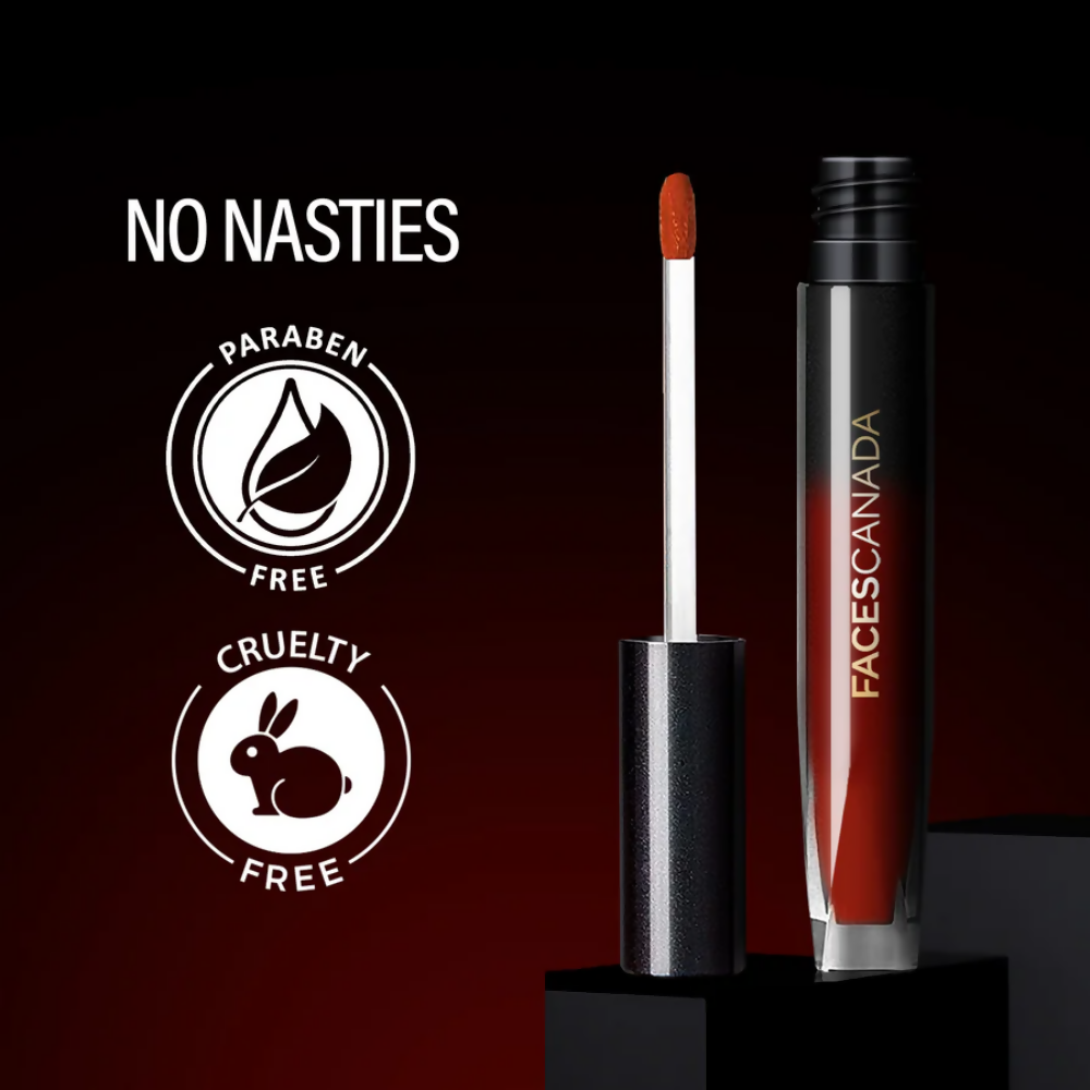 Faces Canada Comfy Silk Liquid Lipstick - Breezy Coral 03