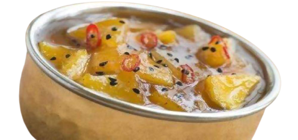 Joshi Mango Katta Meetha Pickle / Sweet Mango Pickle (Bellam Avakaya)