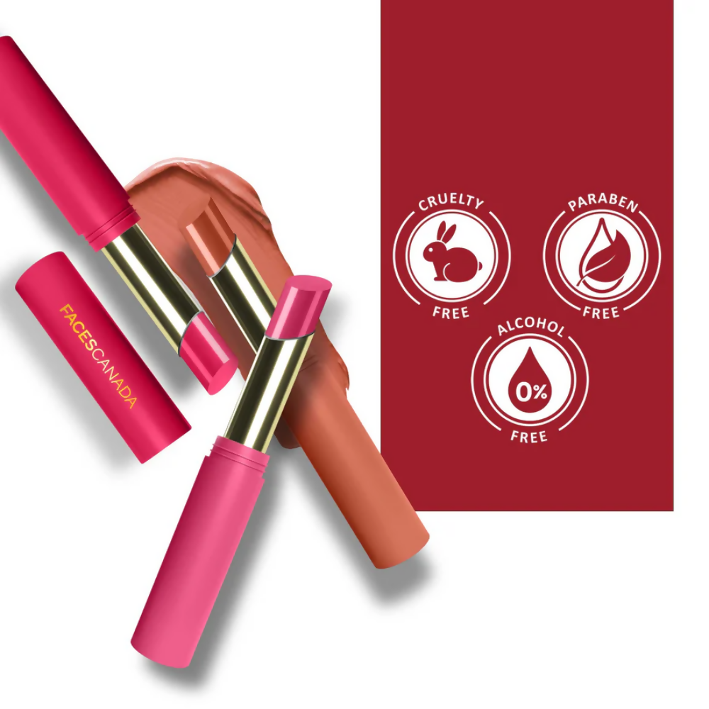 Faces Canada 3 in 1 LongStay Matte Lipstick - Bubblegum Pink 04