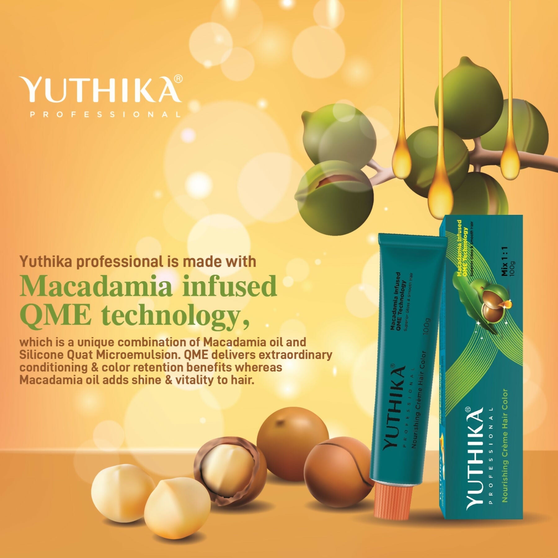 Yuthika Professional Creme Hair Colour - Very Light Blonde