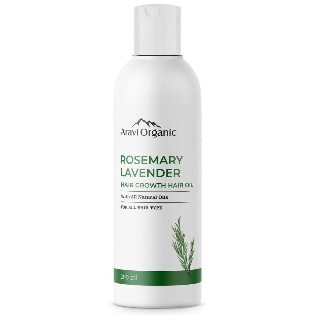 Aravi Organic Rosemary Lavender Hair Growth Hair Oil