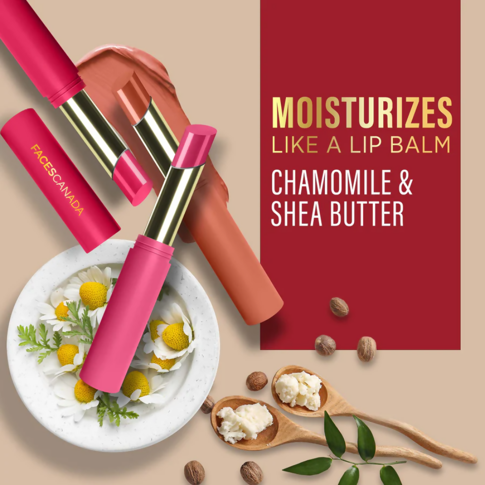 Faces Canada 3 in 1 LongStay Matte Lipstick - Haute Plum 08